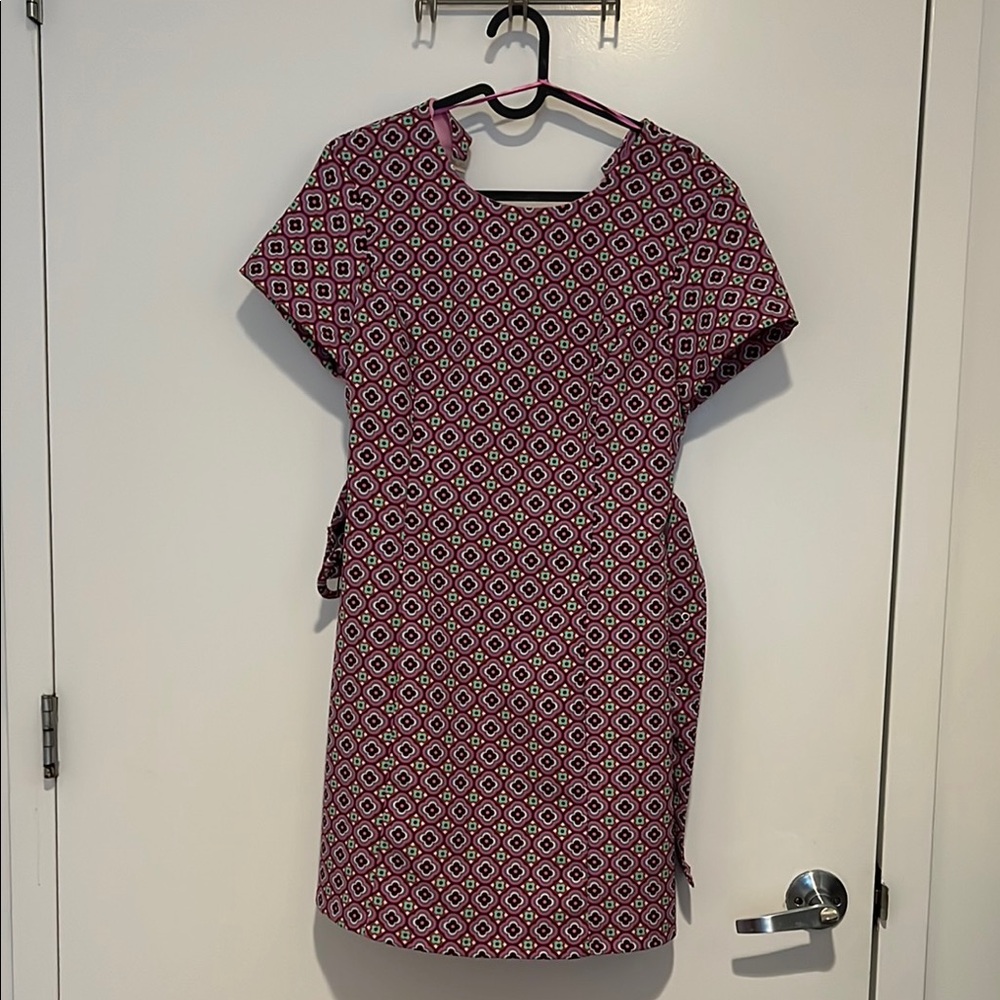 Zara Red and White Sheath Mini Dress